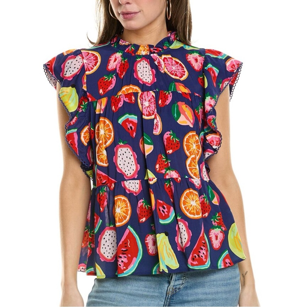 Crosby by Mollie Burch Blakley Top in Tutti Frutti Extra Small